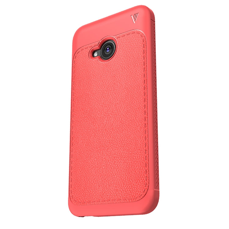 Lenuo Leshen Series for HTC U11 Life TPU Litchi Texture Dropproof Protective Back Cover Case