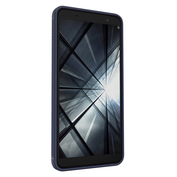 Lenuo Leshen Series for HTC U11+ TPU Litchi Texture Dropproof Protective Back Cover Case