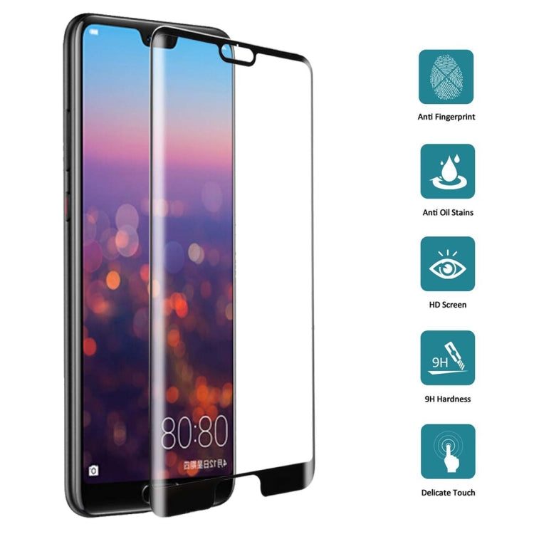 For Huawei P20 0.3mm 9H Surface Hardness 3D Full Screen Tempered Glass Film