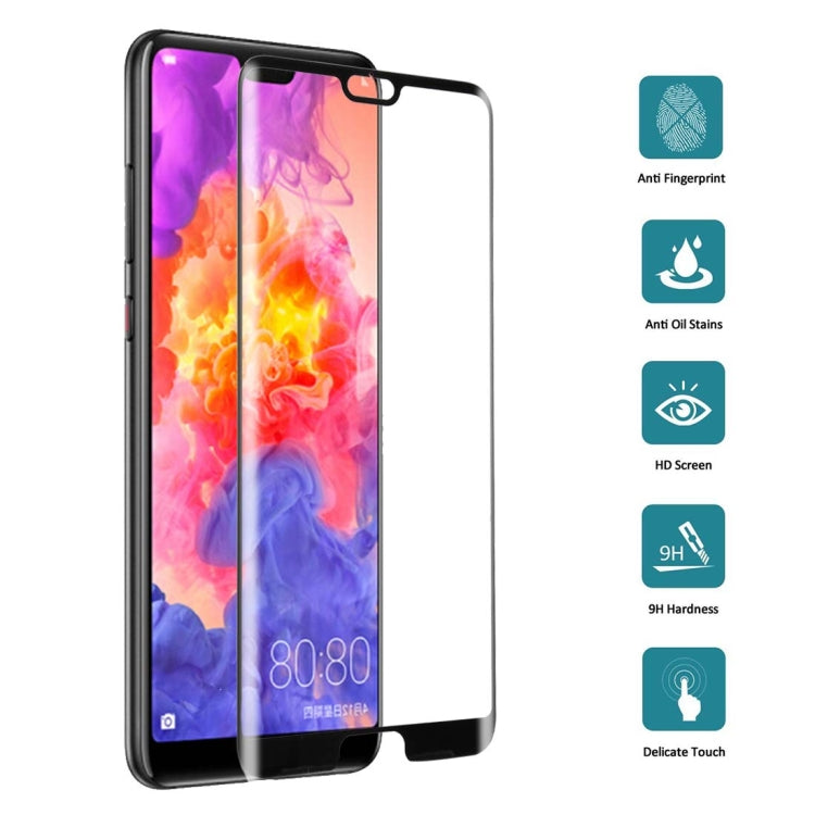 For Huawei P20 Pro 0.3mm 9H Surface Hardness 3D Full Screen Tempered Glass Film