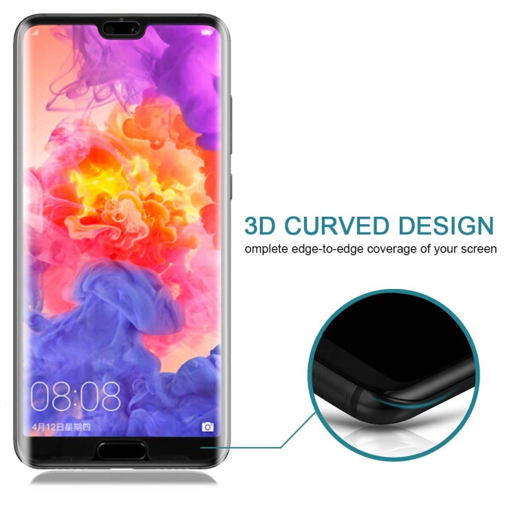 For Huawei P20 Pro 0.3mm 9H Surface Hardness 3D Full Screen Tempered Glass Film