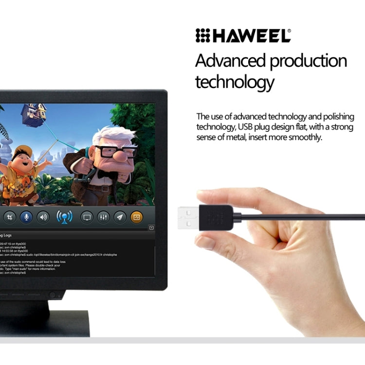 HAWEEL 3m High Speed Micro USB to USB Data Sync Charging Cable, For Samsung, Xiaomi, Huawei, LG, HTC, The Devices with Micro USB Port