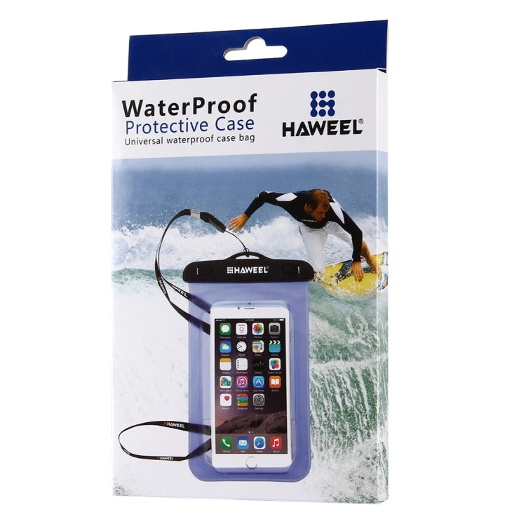 HAWEEL 20.3 x 12.1 x 1.5cm Hang Hole Color Box Packing for Transparent Universal Waterproof Bag (HWL-7002L)