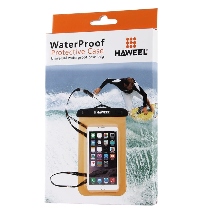 HAWEEL 20.3 x 12.1 x 1.5cm Hang Hole Color Box Packing for Transparent Universal Waterproof Bag (HWL-7002E)