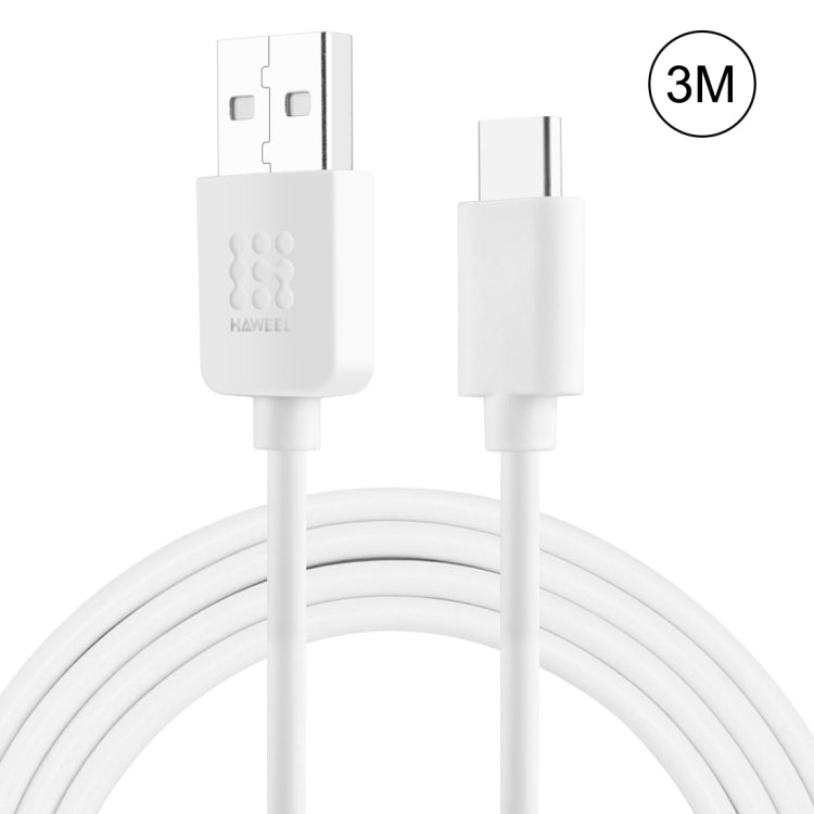HAWEEL 3m USB-C / Type-C to USB 2.0 Data & Charging Cable