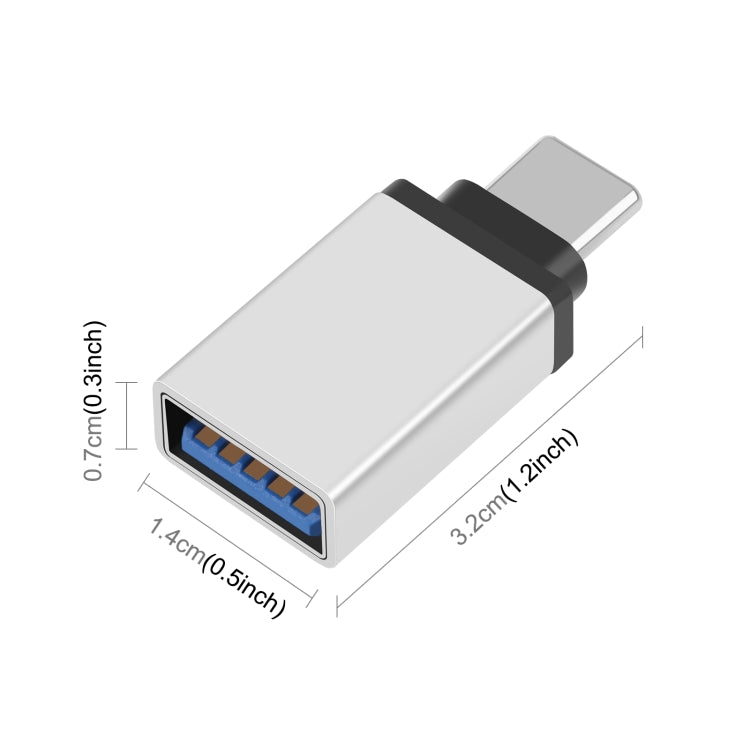 HAWEEL USB-C / Type-C Male to USB 3.0 Female OTG Data Transmission Adapter