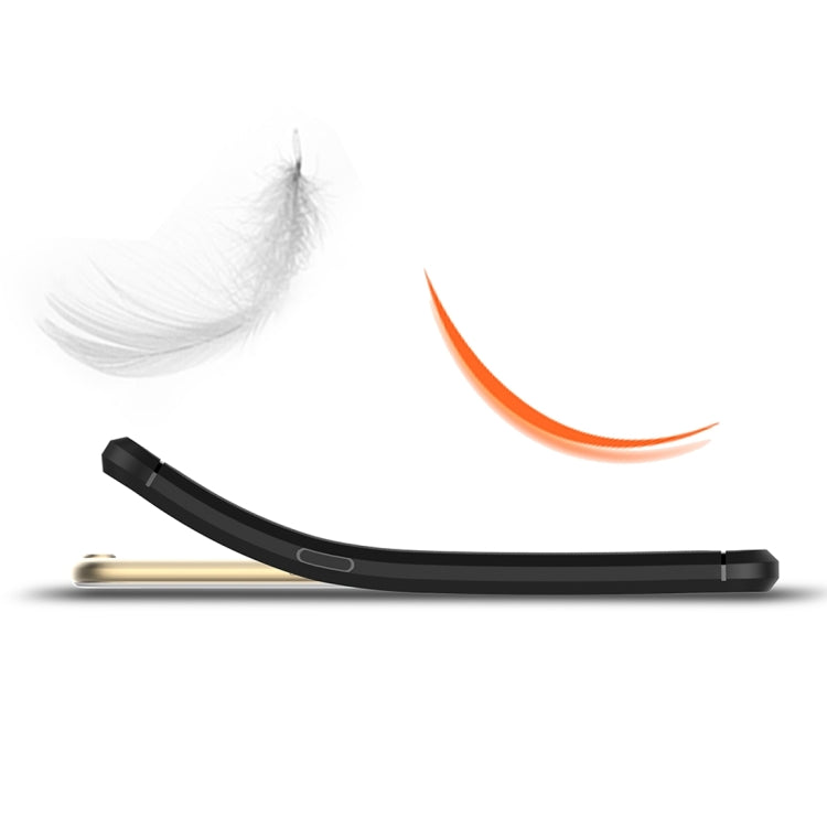 HAWEEL for Vivo X9 Plus Brushed Carbon Fiber Texture Shockproof TPU Protective Case(Black)