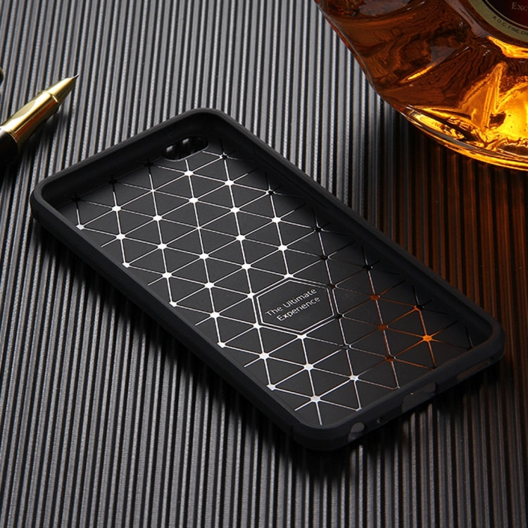 HAWEEL for Vivo X9 Plus Brushed Carbon Fiber Texture Shockproof TPU Protective Case(Black)