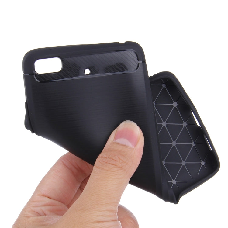 HAWEEL for Xiaomi MI 5s Brushed Carbon Fiber Texture Shockproof TPU Protective Case(Black)