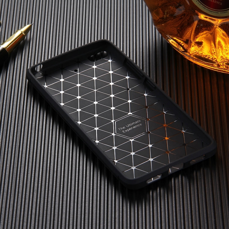 HAWEEL for Xiaomi MI 5s Brushed Carbon Fiber Texture Shockproof TPU Protective Case(Black)