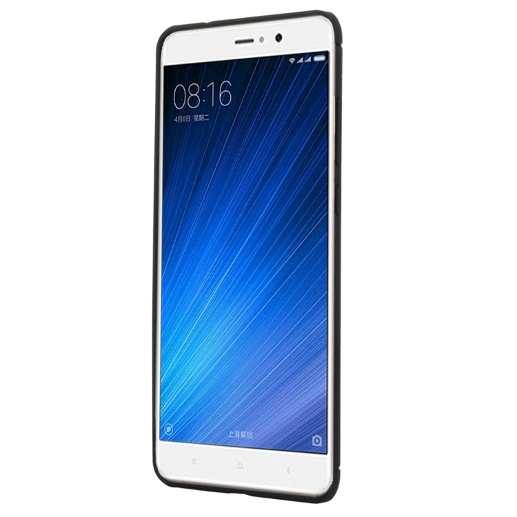 HAWEEL for Xiaomi MI 5s Plus Brushed Carbon Fiber Texture Shockproof TPU Protective Case(Black)