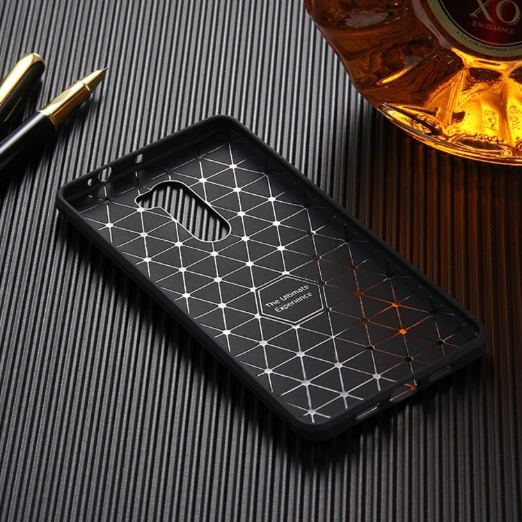 HAWEEL for Xiaomi MI 5s Plus Brushed Carbon Fiber Texture Shockproof TPU Protective Case(Black)