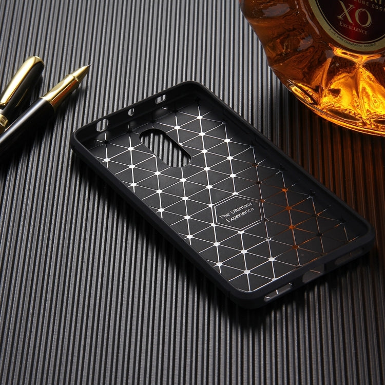 HAWEEL for Xiaomi Redmi Note 4 Brushed Carbon Fiber Texture Shockproof TPU Protective Case(Black)