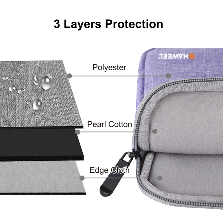 HAWEEL 15.0 inch Sleeve Case Zipper Briefcase Laptop Carrying Bag, For Macbook, Samsung, Lenovo, Sony, DELL Alienware, CHUWI, ASUS, HP, 15 inch and Below Laptops