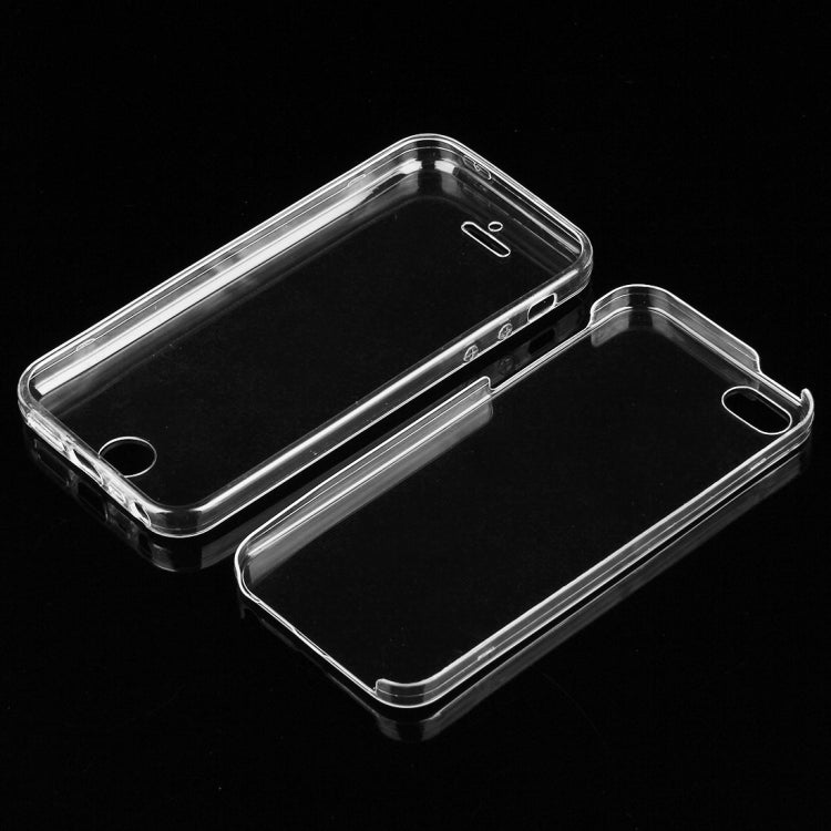 For iPhone 5 & 5s & SE 0.75mm Double-sided Ultra-thin Transparent TPU Protective Case(Transparent)