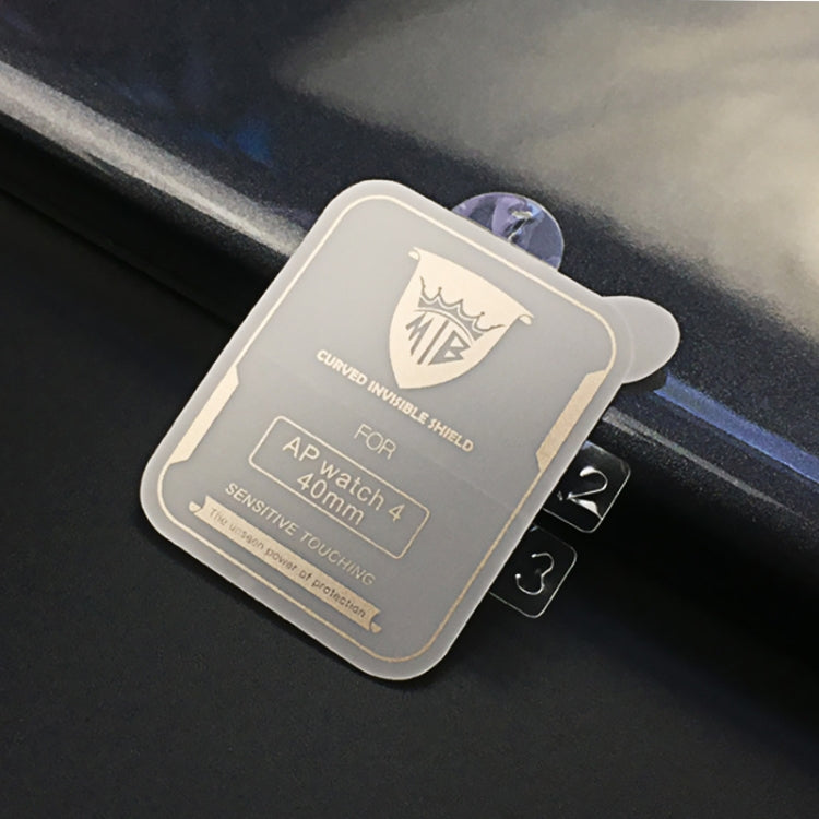 25 PCS MIETUBL 40mm Ultra-thin Curved Edge HD Screen Protector TPU Film for Apple iWatch 4