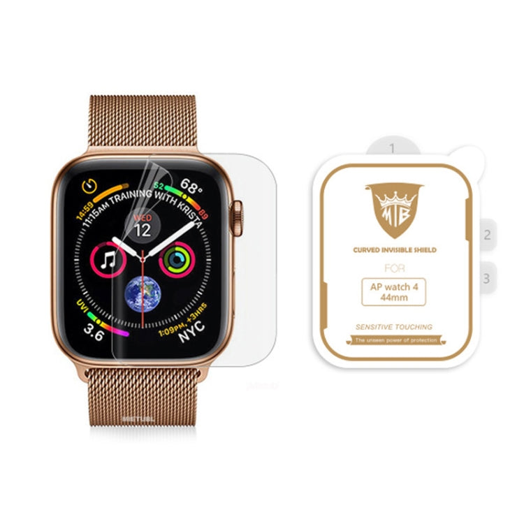 25 PCS MIETUBL 44mm Ultra-thin Curved Edge HD Screen Protector TPU Film for Apple iWatch 4