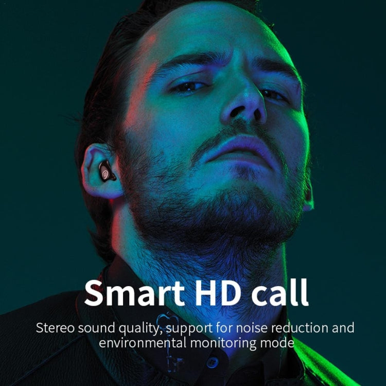 V21 Mini Single Ear Stereo Bluetooth V5.0 Wireless Earphones without Charging Box