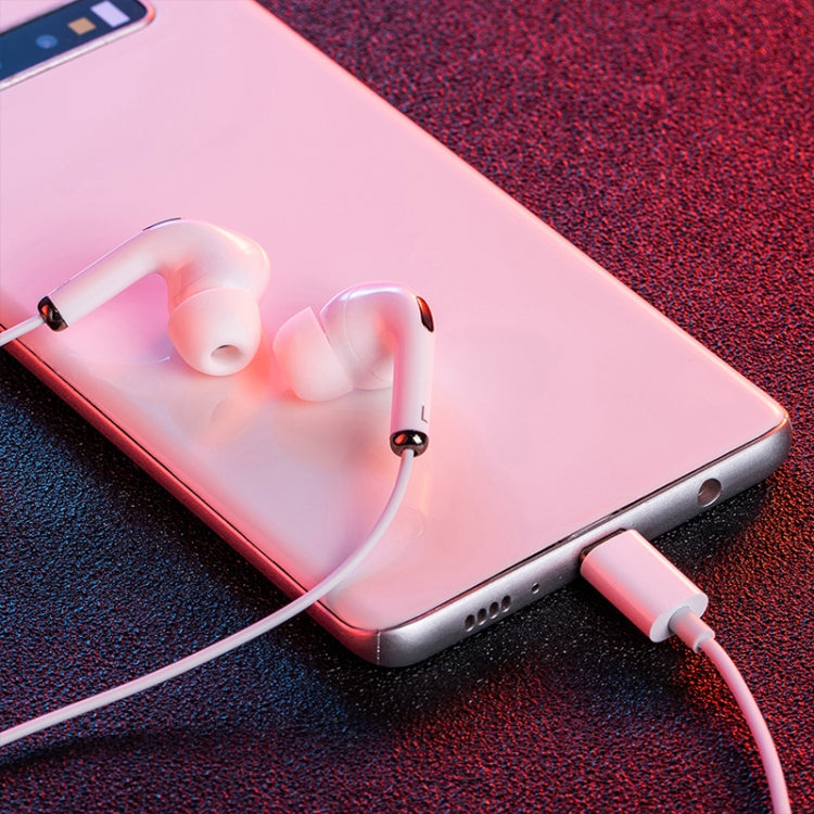 KIVEE KV-MT32 Type-C / USB-C Interface Stereo In-ear Wired Earphone