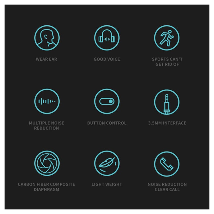 KIVEE KV-MT32 Type-C / USB-C Interface Stereo In-ear Wired Earphone