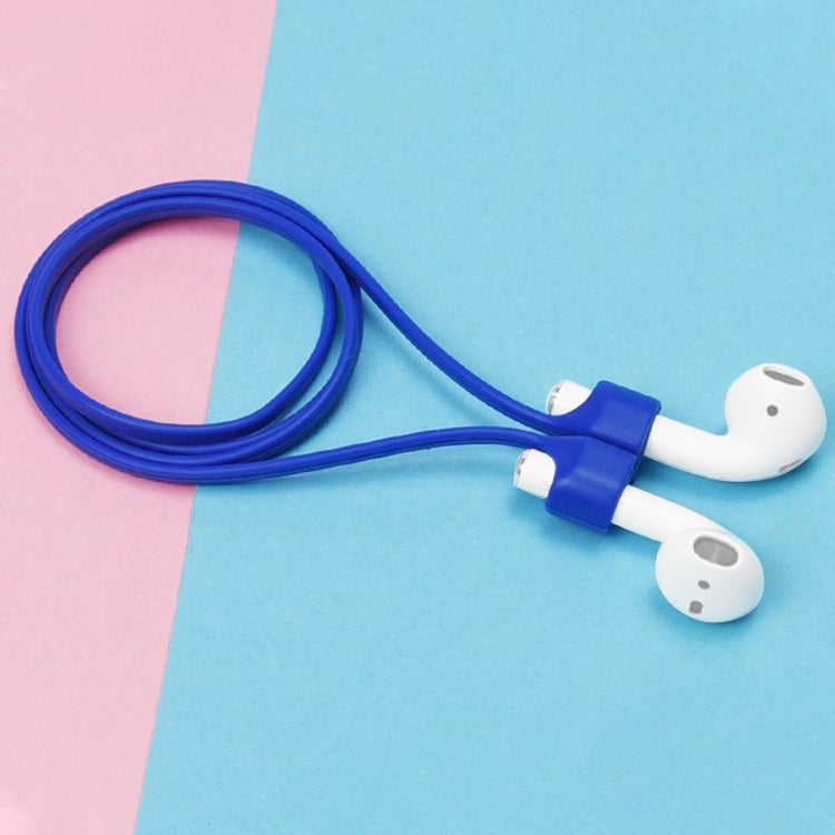 Wireless Bluetooth Headset Anti-lost Rope Magnetic Silicone Lanyard for Apple AirPods 1 / 2
