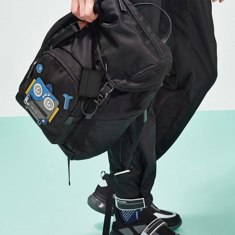 For Sony WF-1000XM3 Bluetooth Earphone Protective Case Shockproof Silicone Storage Box(Black)