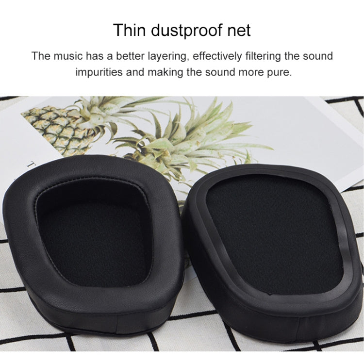 2 PCS For Logitech G633 G933 Earphone Cushion Cover Earmuffs Replacement Earpads with Mesh
