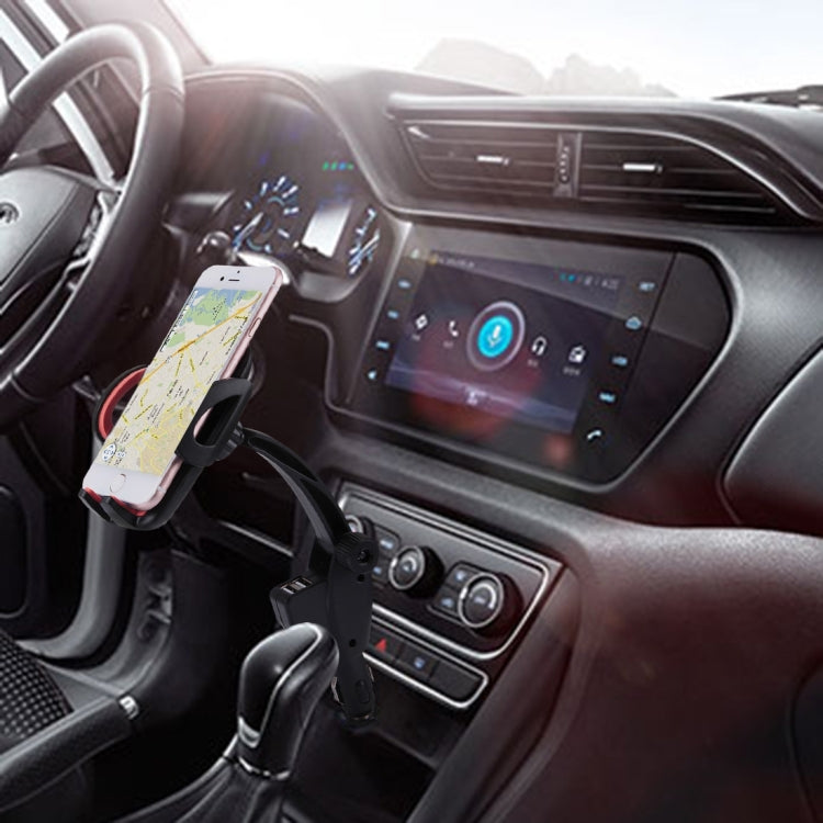 HC006 2 in 1 Car Charger & 360 Rotation Holder