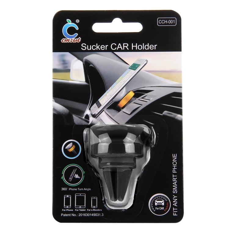 Universal 360 Degrees Rotation Car Air Vent Mount Sucker Holder Stand, Sucker Diameter: 3.5 cm, Holder Height: 4.5cm, For Tablets, iPhone, Samsung, Huawei, Xiaomi, HTC and Other Smart Phones