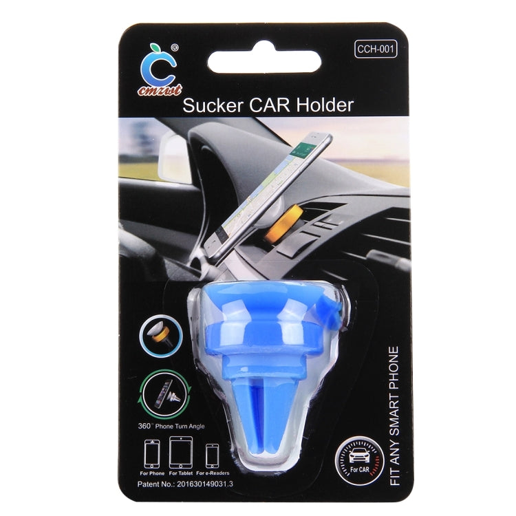 Universal 360 Degrees Rotation Car Air Vent Mount Sucker Holder Stand, Sucker Diameter: 3.5 cm, Holder Height: 4.5cm, For Tablets, iPhone, Samsung, Huawei, Xiaomi, HTC and Other Smart Phones
