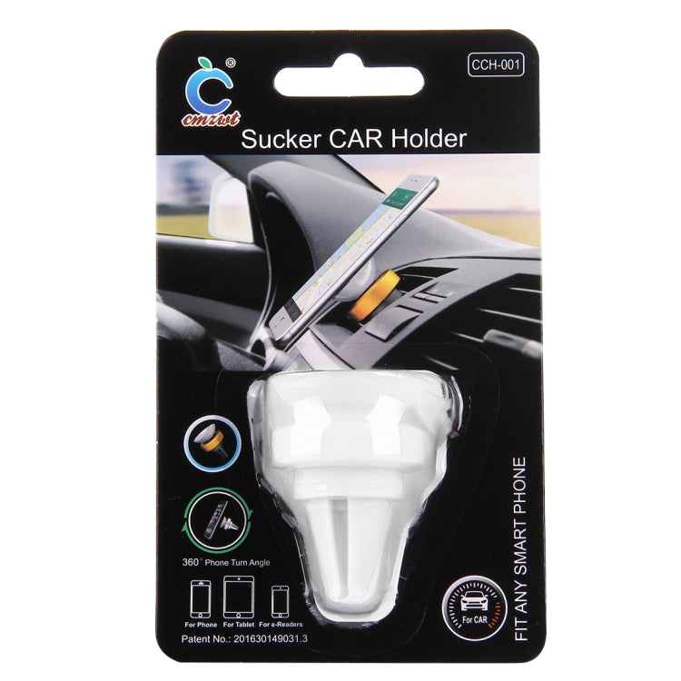 Universal 360 Degrees Rotation Car Air Vent Mount Sucker Holder Stand, Sucker Diameter: 3.5 cm, Holder Height: 4.5cm, For Tablets, iPhone, Samsung, Huawei, Xiaomi, HTC and Other Smart Phones