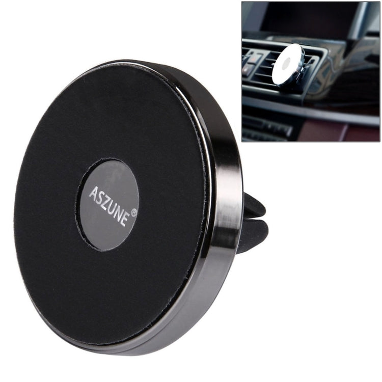 ASZUNE 360 Degree Rotatable Universal SC Nanometer Micro-suction Car Air Vent Phone Holder Stand, For 3.5 - 5.5 inch Mobile Phones(Black)
