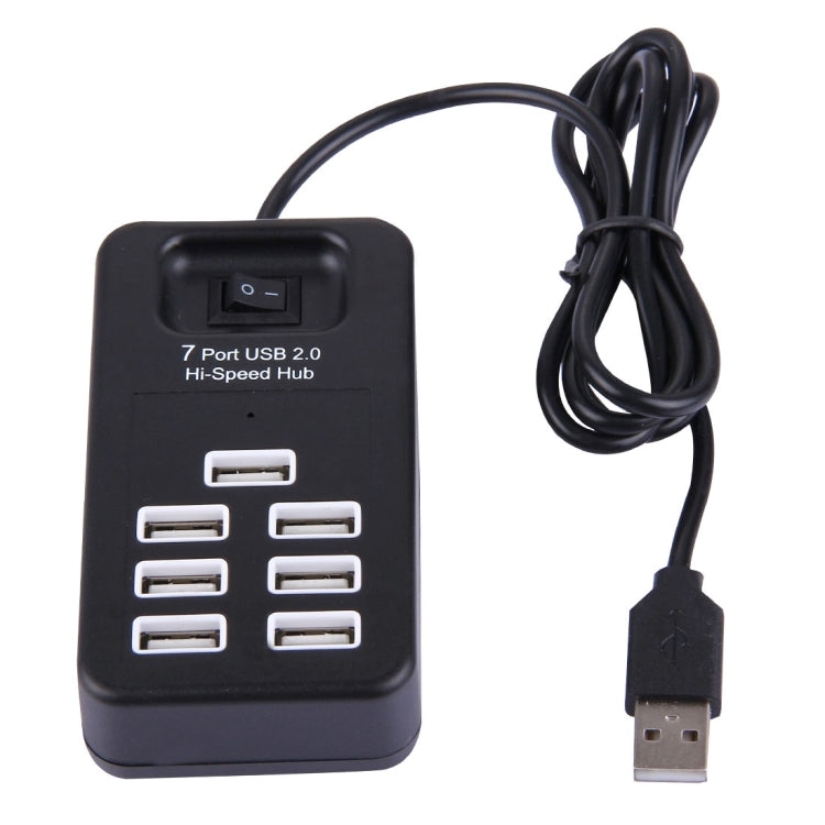 USB 2.0 to 7 Ports USB 2.0 High Speed 480 Mbps HUB with Power Switch