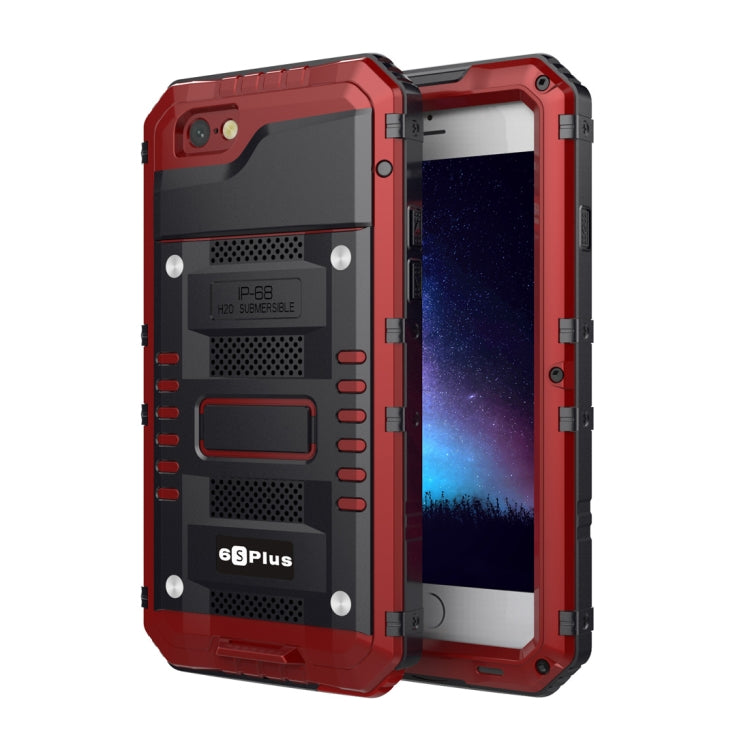 Waterproof Dustproof Shockproof Zinc Alloy + Silicone Case for iPhone 6 Plus & 6s Plus