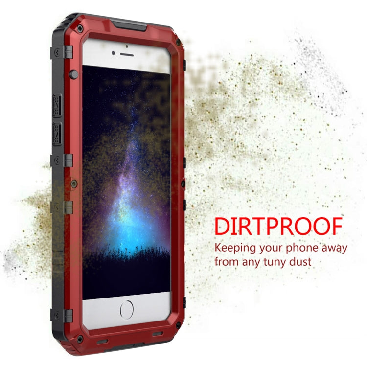 Waterproof Dustproof Shockproof Zinc Alloy + Silicone Case for iPhone 6 Plus & 6s Plus