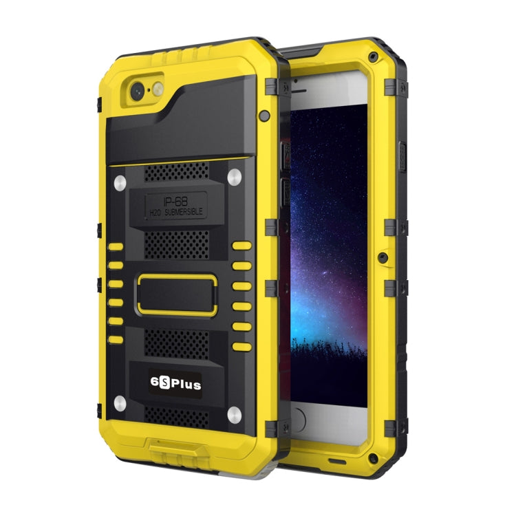 Waterproof Dustproof Shockproof Zinc Alloy + Silicone Case for iPhone 6 Plus & 6s Plus