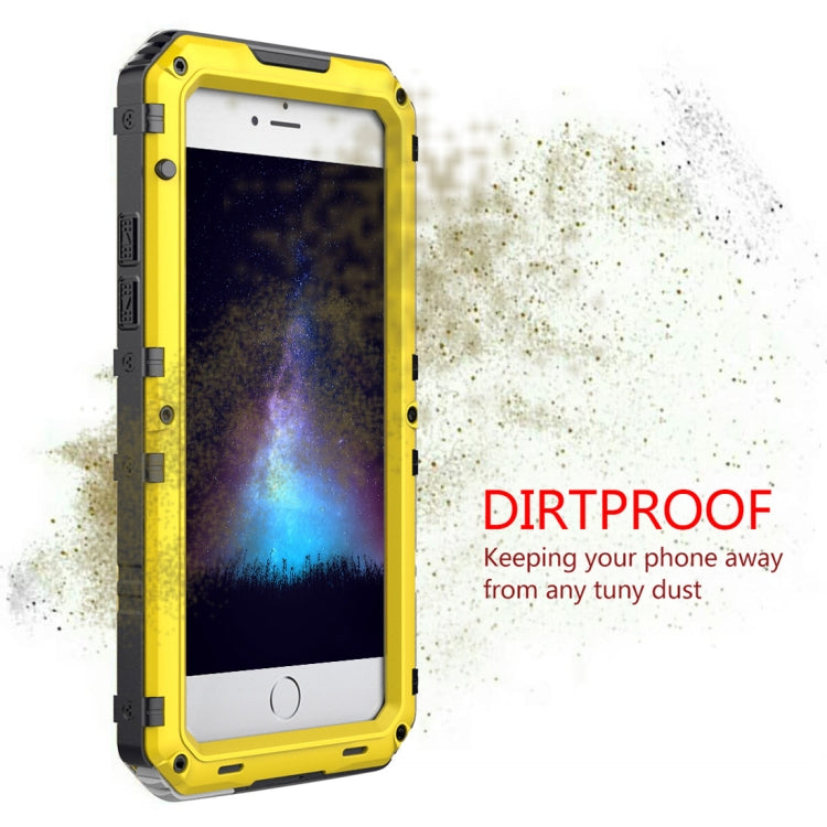 Waterproof Dustproof Shockproof Zinc Alloy + Silicone Case for iPhone 6 Plus & 6s Plus
