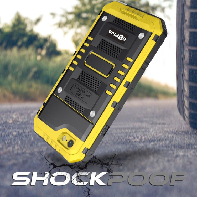 Waterproof Dustproof Shockproof Zinc Alloy + Silicone Case for iPhone 6 Plus & 6s Plus
