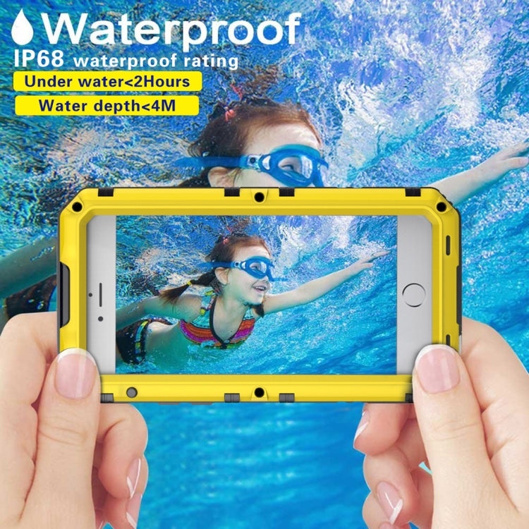 Waterproof Dustproof Shockproof Zinc Alloy + Silicone Case for iPhone 6 Plus & 6s Plus