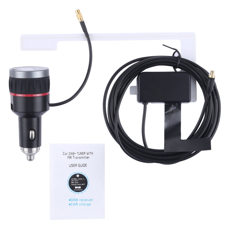 Car DAB + (Digital Audio Broadcasting) Tuner FM Transmitter Adapter Radio Receiver