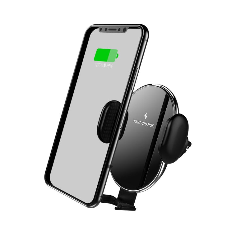 CW8 10W Fully Automatic 270 Degree Rotating Car Wireless Charger Mobile Phone Holder for 4.5-6.5 inch Mobile Phones