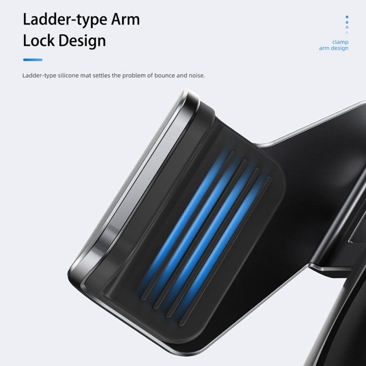 ROCK Car Gravity Air Outlet Mobile Phone Holder Bracket Pro, Business Edition (Black)