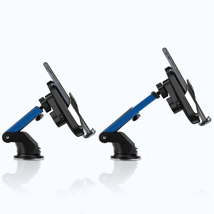 HAMTOD C20 15W Adjustable QI Smart Sensor Car Wireless Charging Holder for 4.6-7 inch Mobile Phones, with Suction Cup