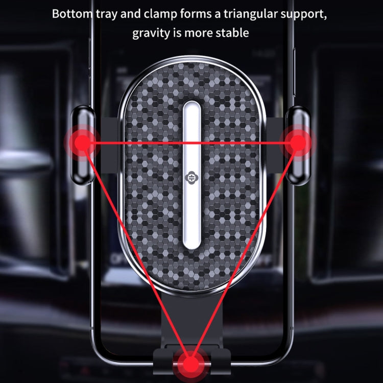TOTUDESIGN DCTS-16 U Shield Series II Gravity Sensing Car Air Outlet Phone Holder, Suitable for 4-6.4 inch Smartphones