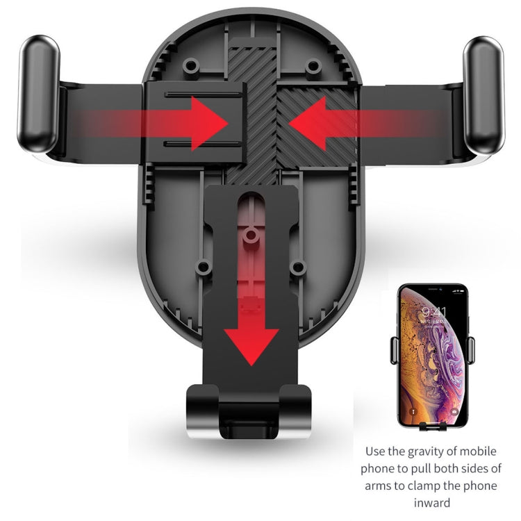 TOTUDESIGN DCTS-16 U Shield Series II Gravity Sensing Car Air Outlet Phone Holder, Suitable for 4-6.4 inch Smartphones