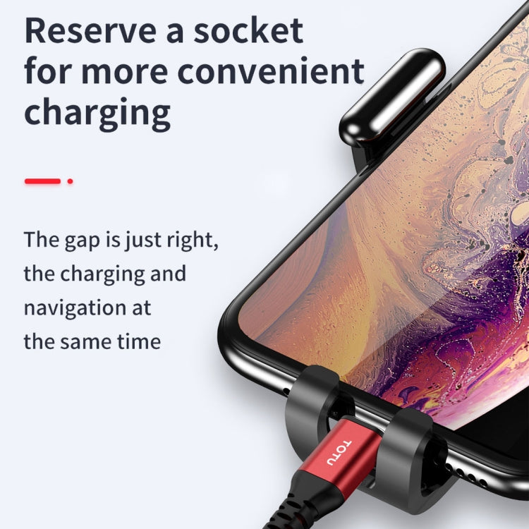 TOTUDESIGN DCTS-16 U Shield Series II Gravity Sensing Car Air Outlet Phone Holder, Suitable for 4-6.4 inch Smartphones