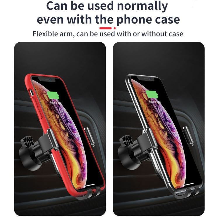 TOTUDESIGN DCTS-16 U Shield Series II Gravity Sensing Car Air Outlet Phone Holder, Suitable for 4-6.4 inch Smartphones