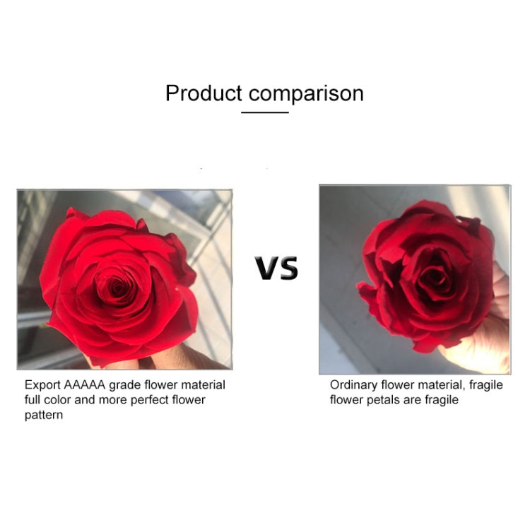 Eternal Flower Round Crystal Ball Decoration Shape Bluetooth Speaker with Light(Black)