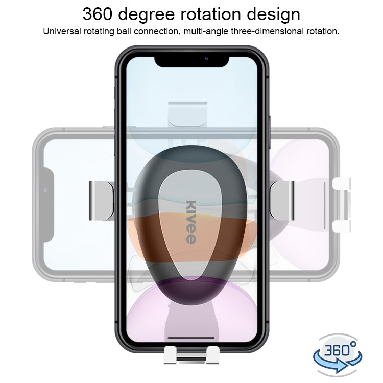 KIVEE KV-UC09 Universal Car Metal Gravity Mobile Phone Holder Bracket