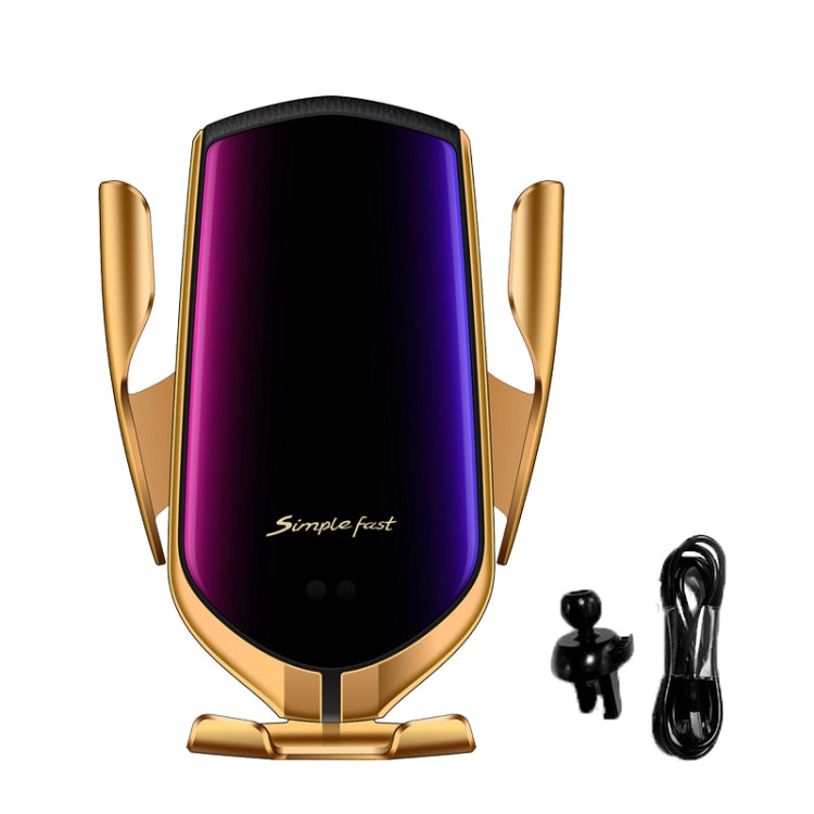 R2 Universal Infrared Induction Car Air Outlet Wireless Charging Mobile Phone Holder